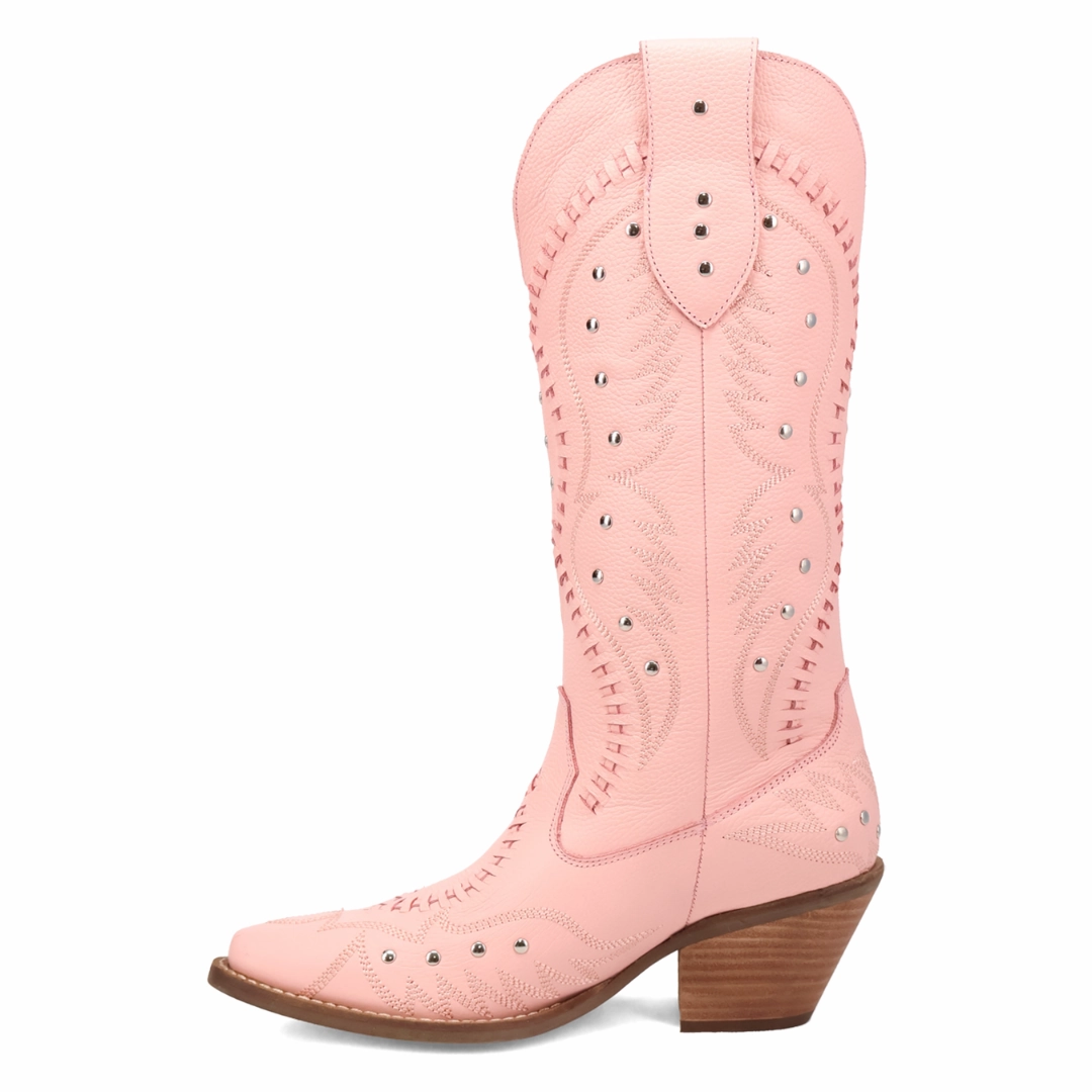 Online Exclusive | Dingo | Pretty 'N Pink Leather Boot in Pink **PREORDER Ankle Waterproof Boots