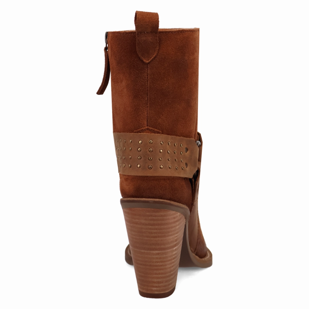 Online Exclusive | Dingo | Songbird Suede Bootie in Brown** PREORDER Dress Chelsea Boots