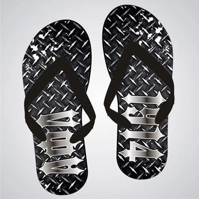 Flip Flops With Strap Alpha Phi Delta Diamond Plate Flip-Flops - SBL100 - SUB