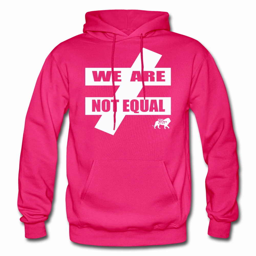 King YAHWEH We Are Not Equal Heavy Blend Adult Hoodie