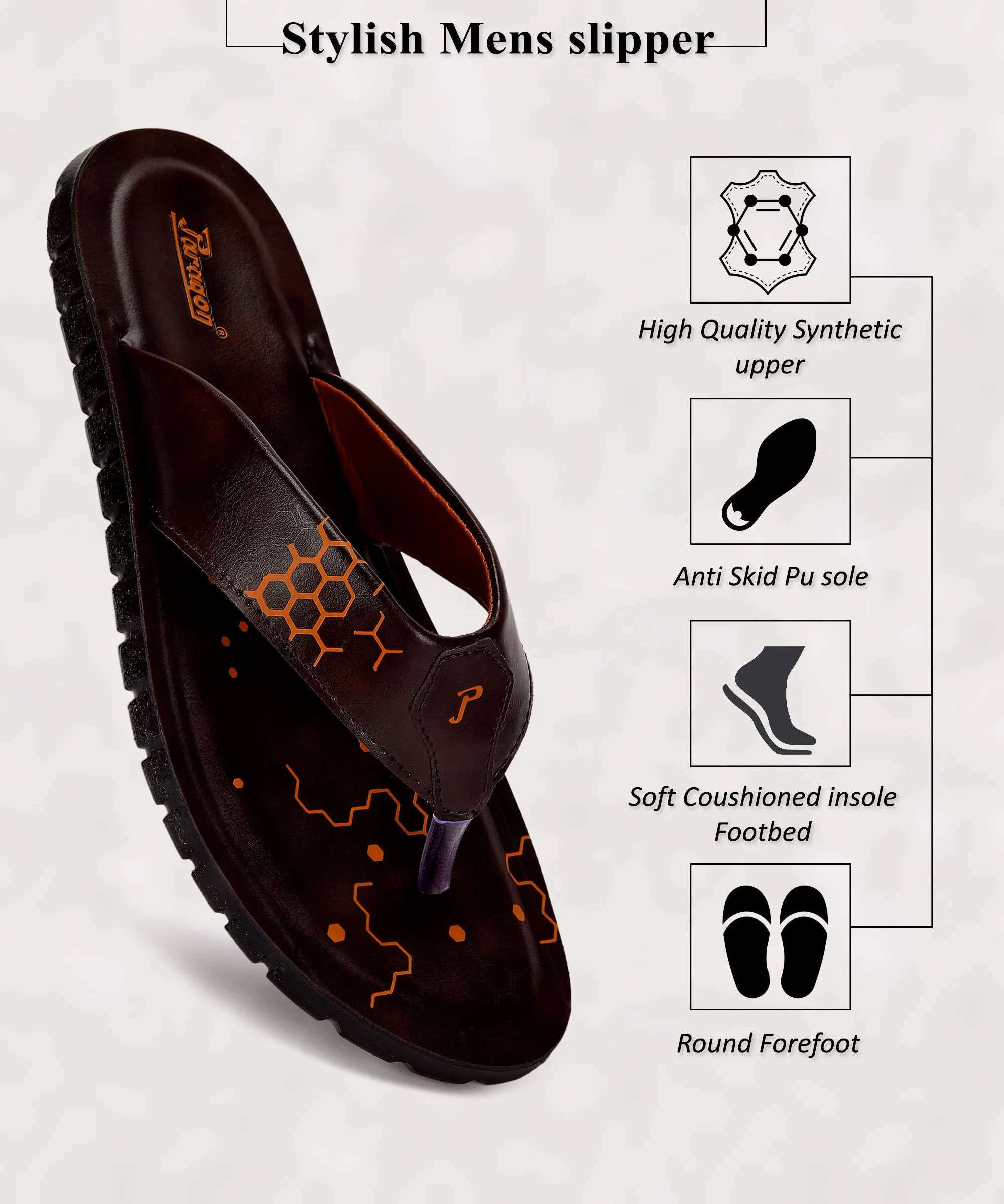 Wide For Sandals Paragon PUK2225G Men Stylish Sandals | Comfortable Sandals for Daily Outdoor Use | Casual Formal Sandals with Cushioned Soles