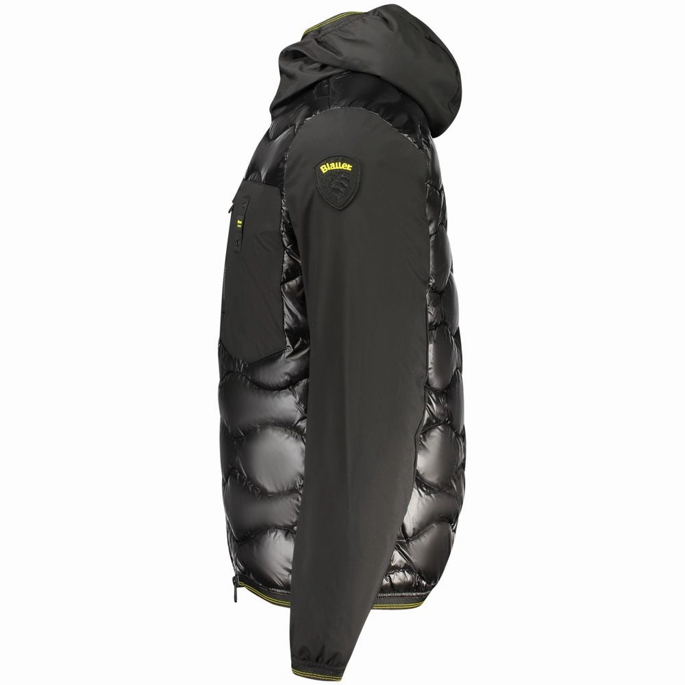 Netflix Jackets Blauer Black Polyamide Jackets & Coat