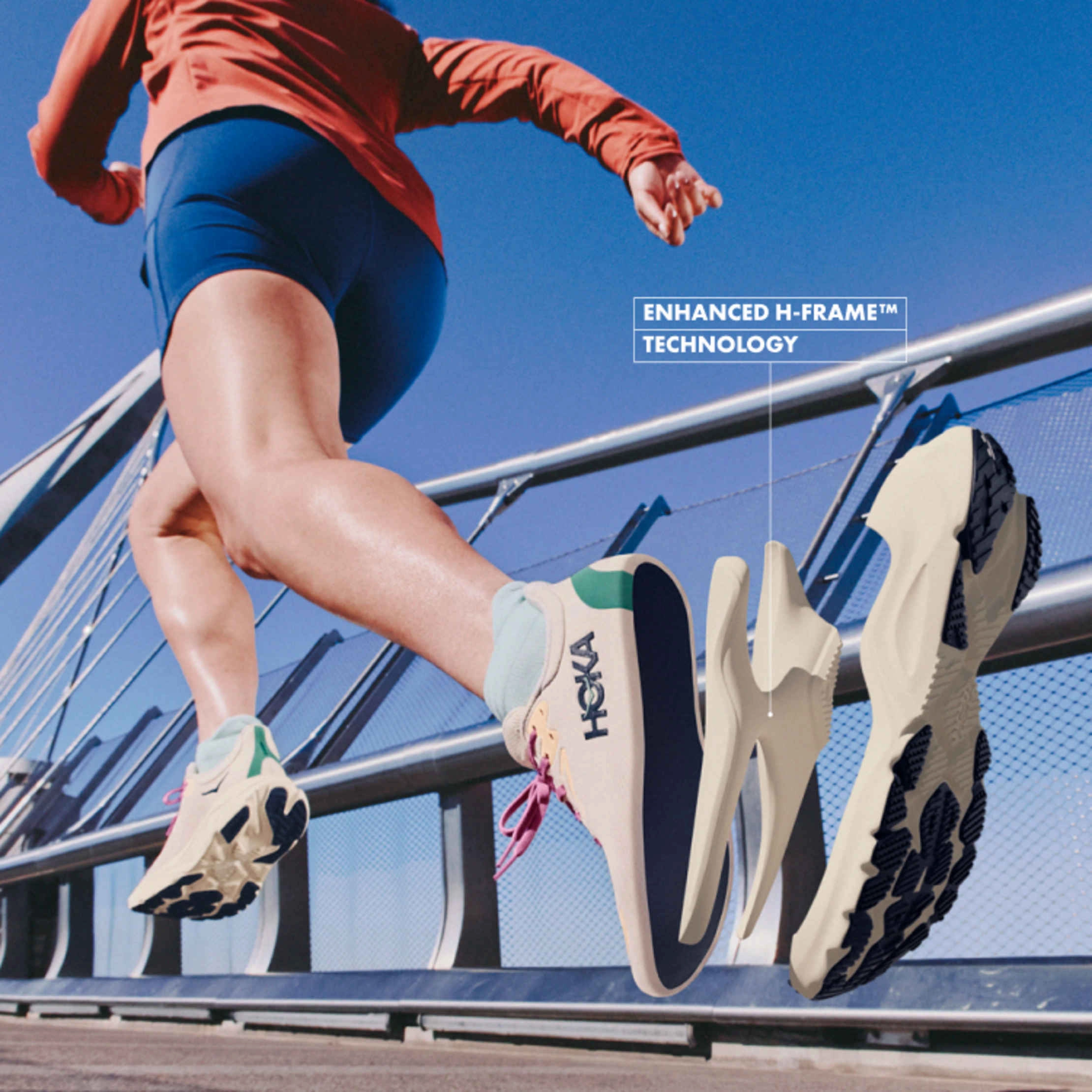 Women's HOKA Arahi 8 Running Shoe in White | White Running Shoes Discount