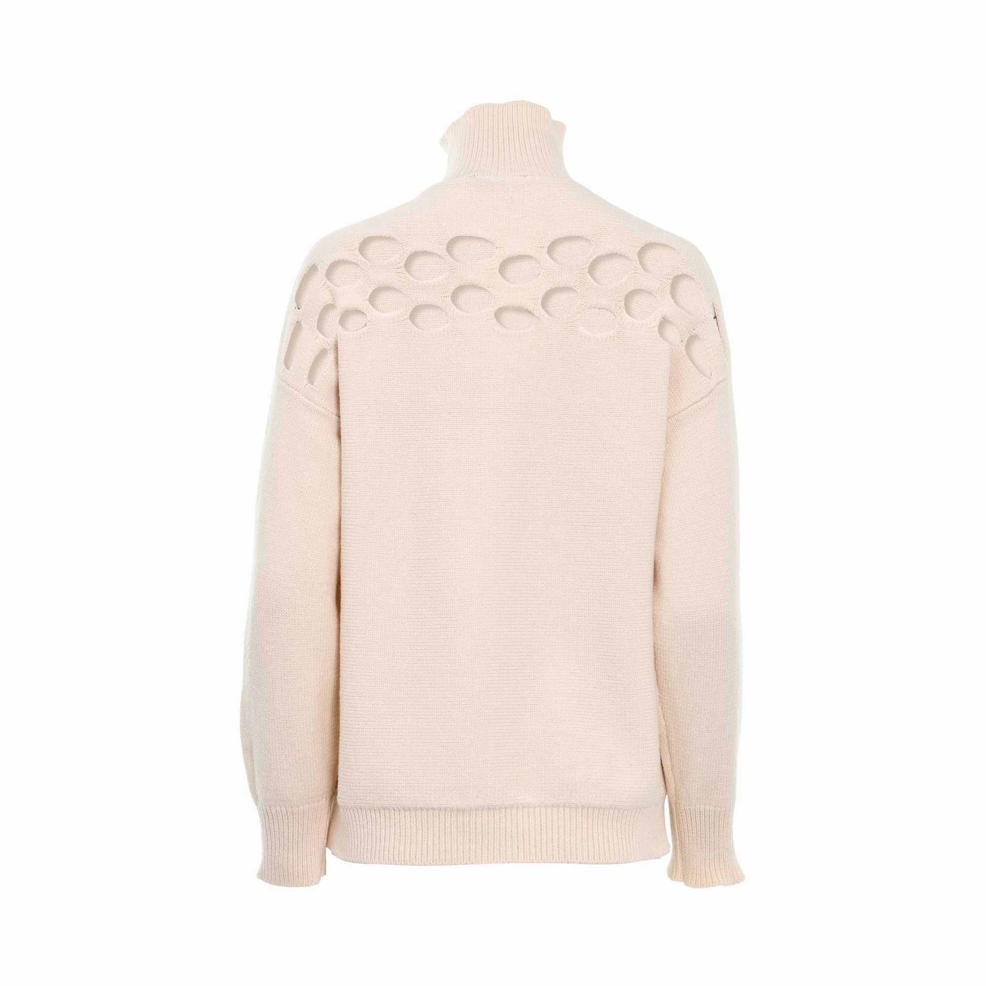 Simona Corsellini Women's Cream White Knit Sweater Knitwear Canada