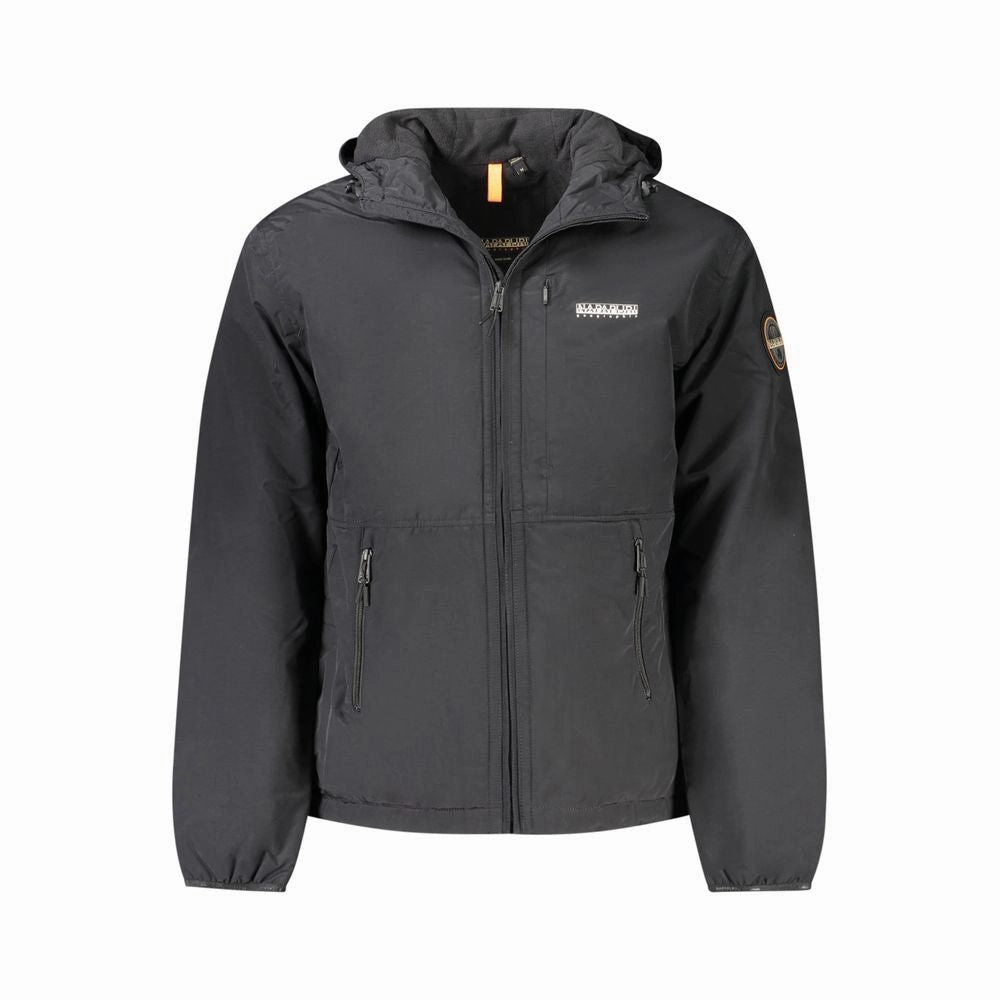 Tri Mountain Jackets Napapijri Black Polyamide Men Jacket