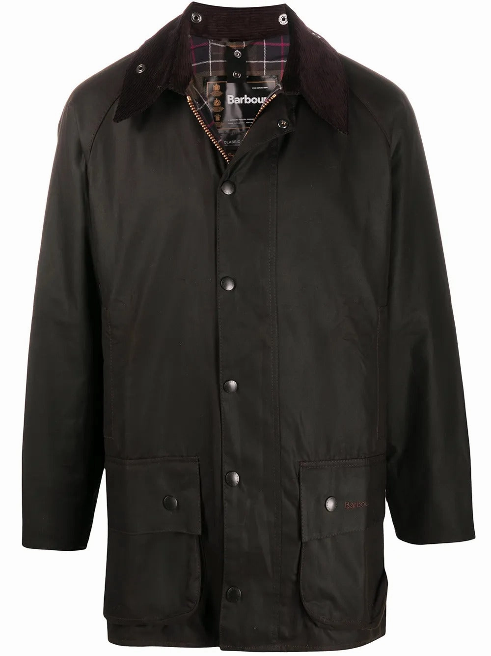 BARBOUR - Men Classic Beaufort Wax Jacket Long Autumn Coats
