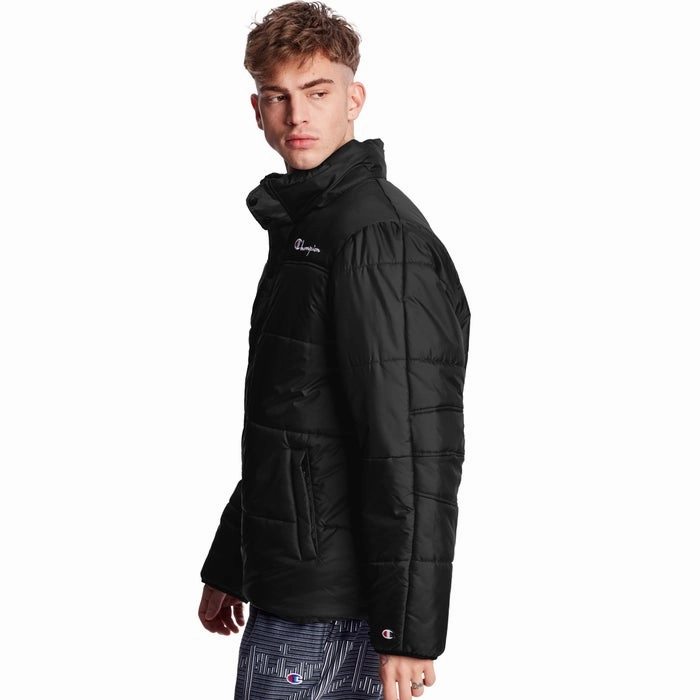Champion LIFE Men's Puffer Jacket with Packable Hood Sportowne Coats