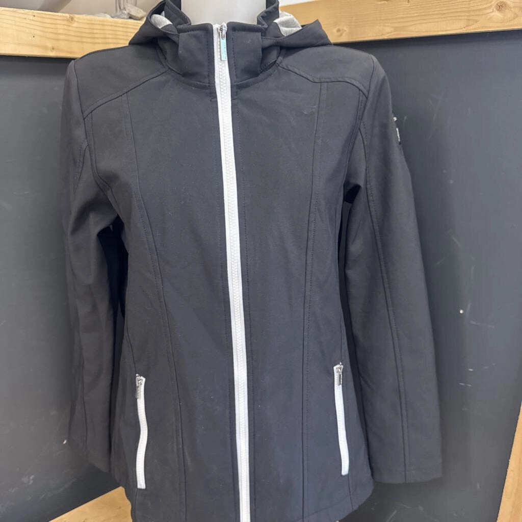 Packable Jackets For Travel point zero - Women's windbreaker soft shell: black-women-LG