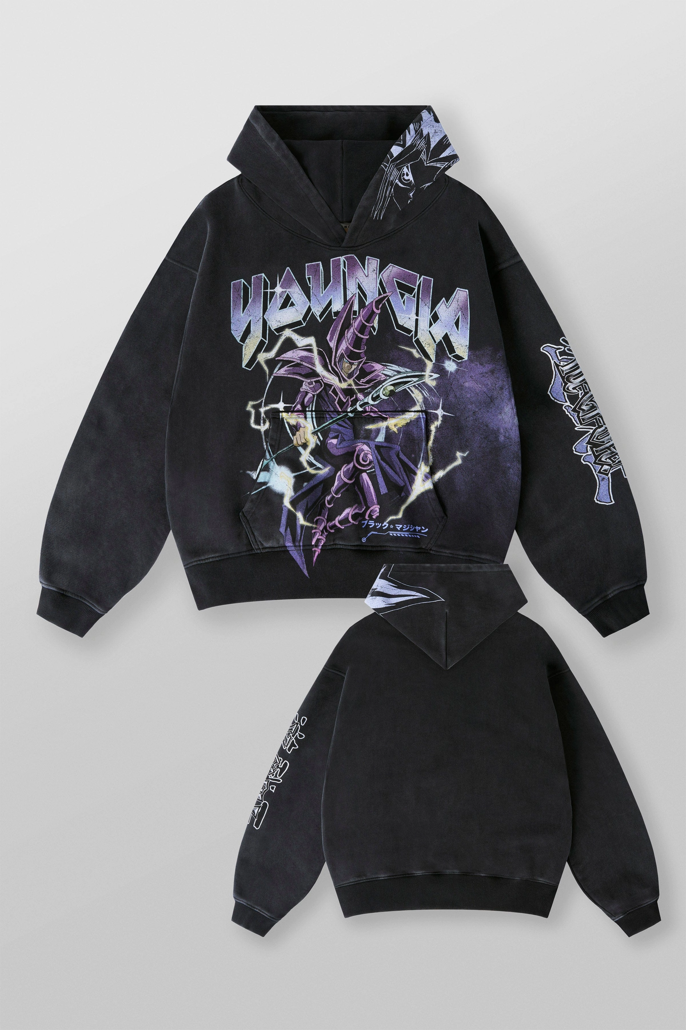 Youngla 5008 - Yu-Gi-Oh! Hoodies Dark Magician State Football Sweatshirts