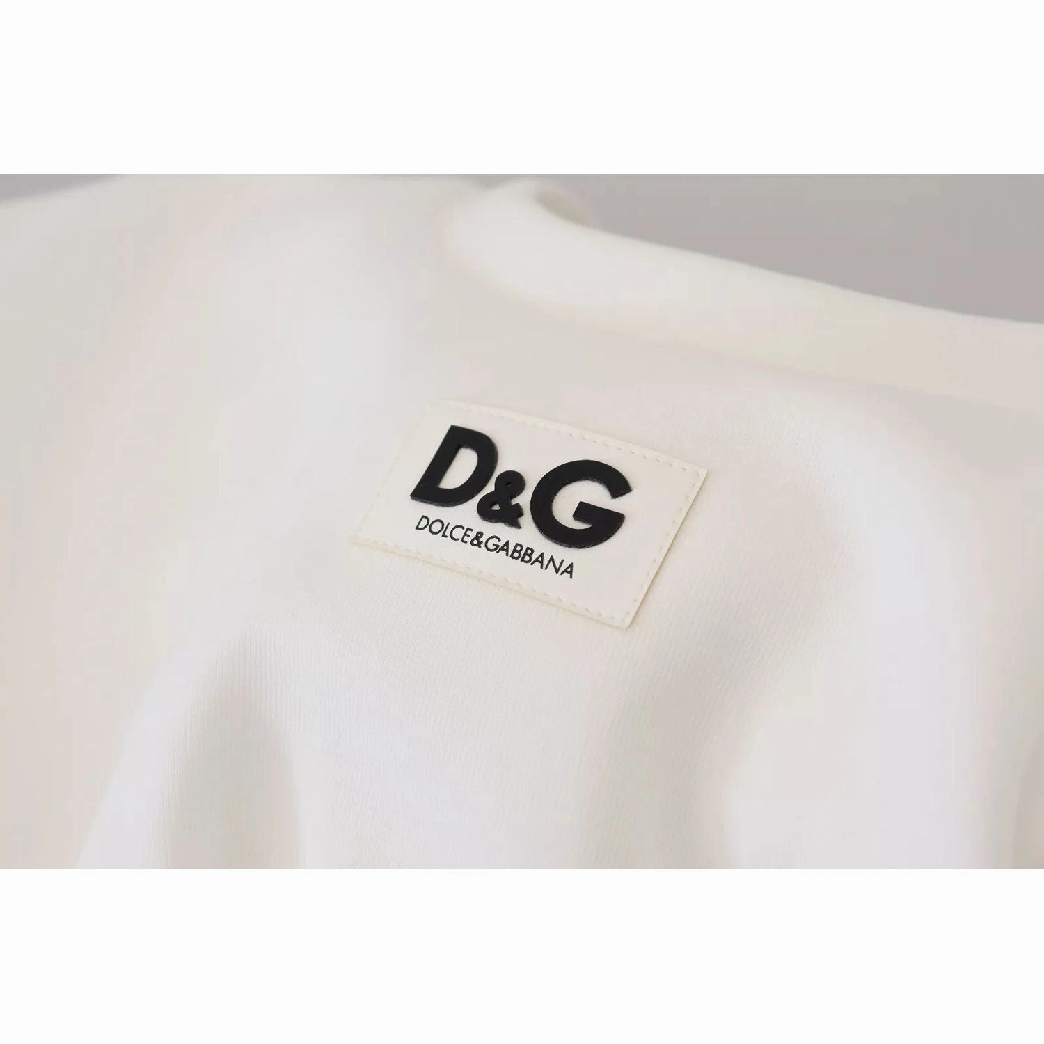 Dolce & Gabbana White Cotton Corset Stretch Top  T-shirt Big And Tall T Shirts