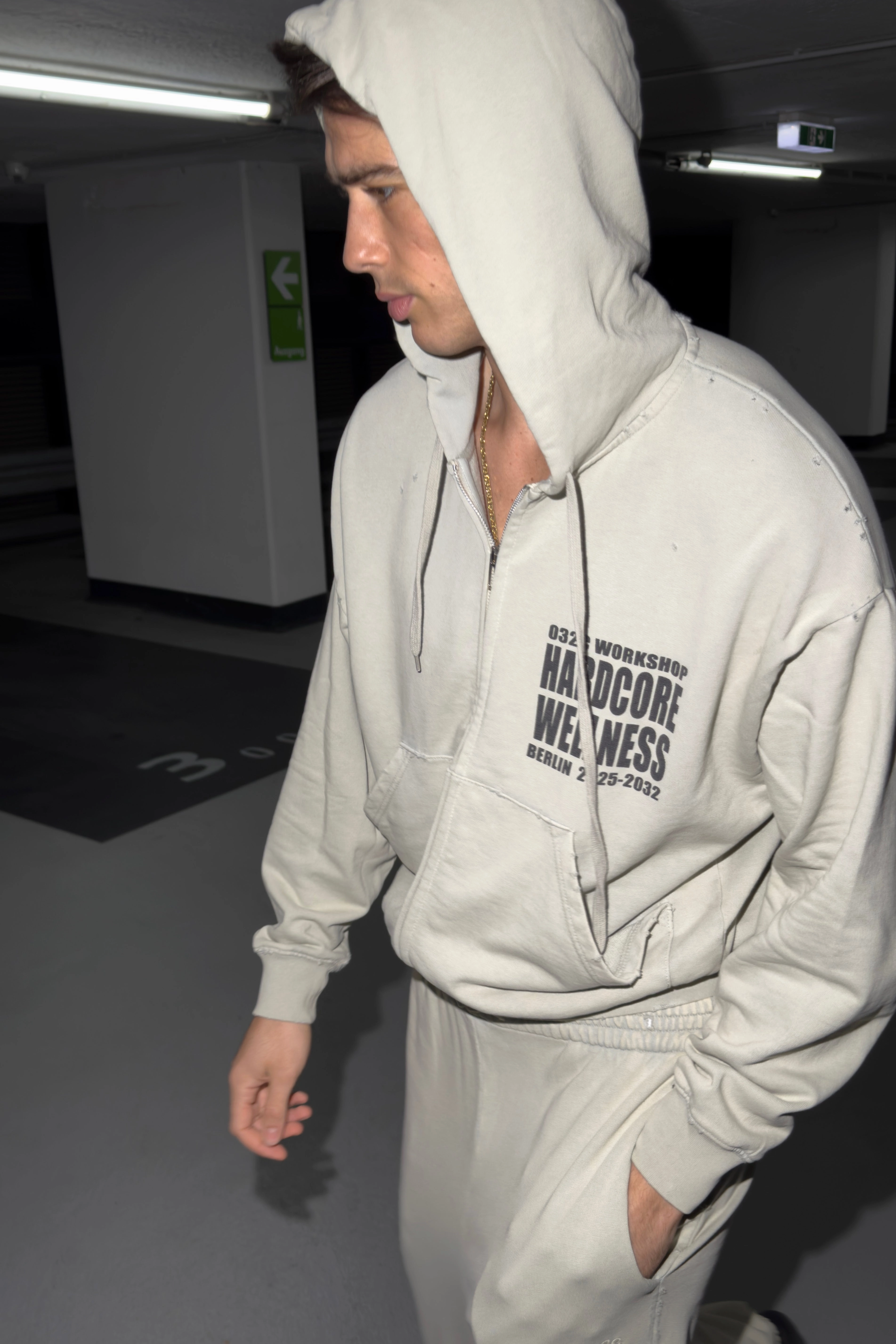 Custom Sweatshirts Online "HARDCORE WELLNESS" ZIP-UP