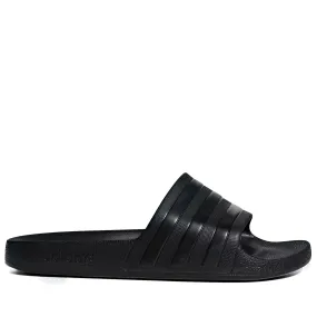 Men's Adidas Adilette Aqua Slides - Black/Black Pucci Sandals