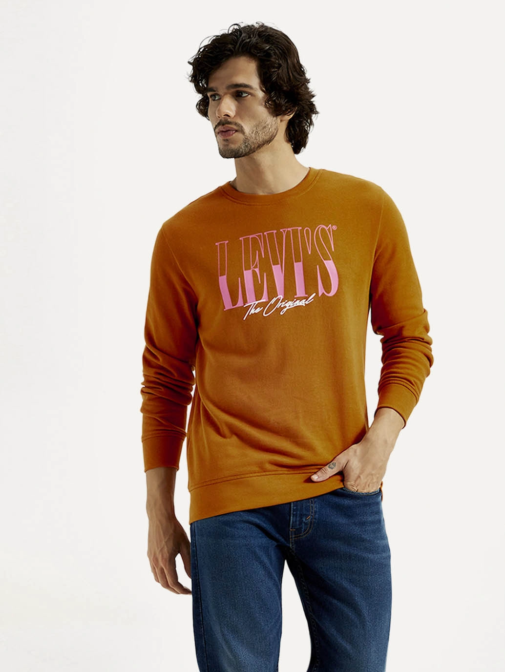 Men's Printed Round Neck Sweatshirt All Types Of Sweatshirts