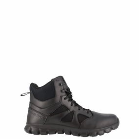 Work Boots Good For Plantar Fasciitis Reebok Work Women's 6" EH Side-Zip Sublite Tactical Boot