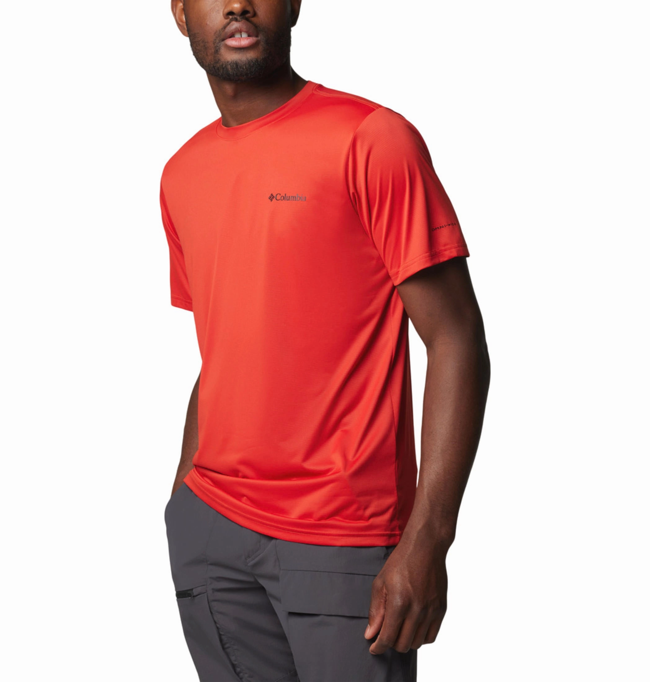 Alcohol T Shirts Columbia Men Red Columbia Hike Crew