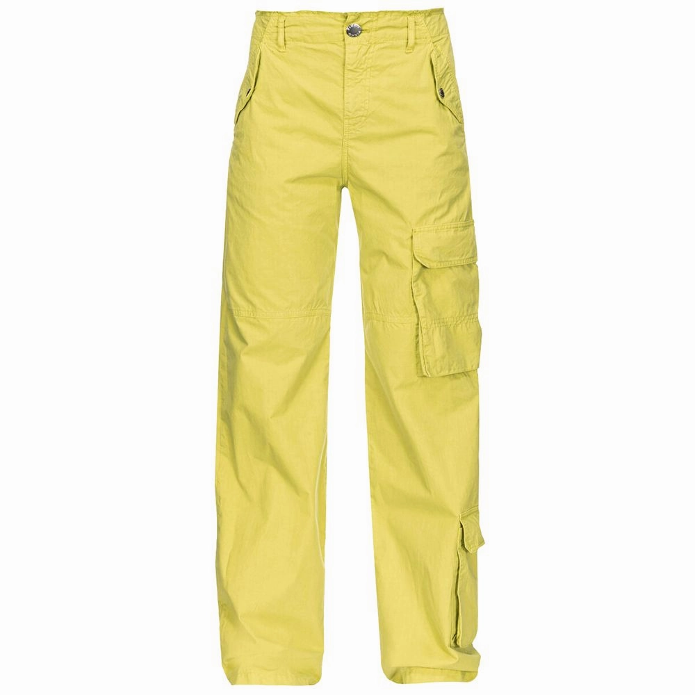 Fried Rice Nyc Cargo Pants PINKO Green Cotton Women Cargo Pant