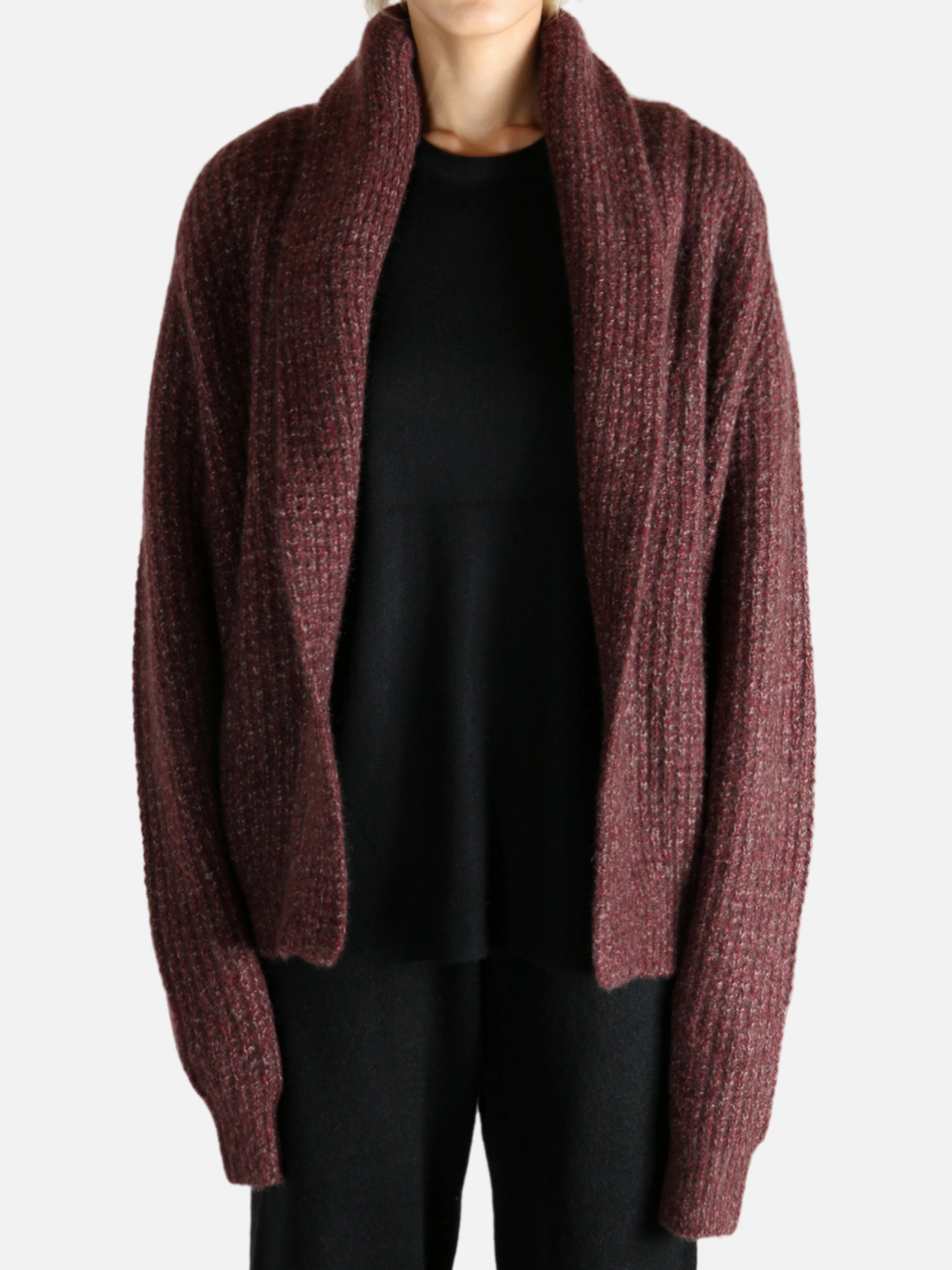 Funky Knitwear FRENCKENBERGER - Women Waffle Cardigan