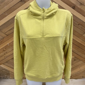 Zyia Active - Women 1/4 Zip Hoodie: Yellow-children-MD Bhs Sweatshirts