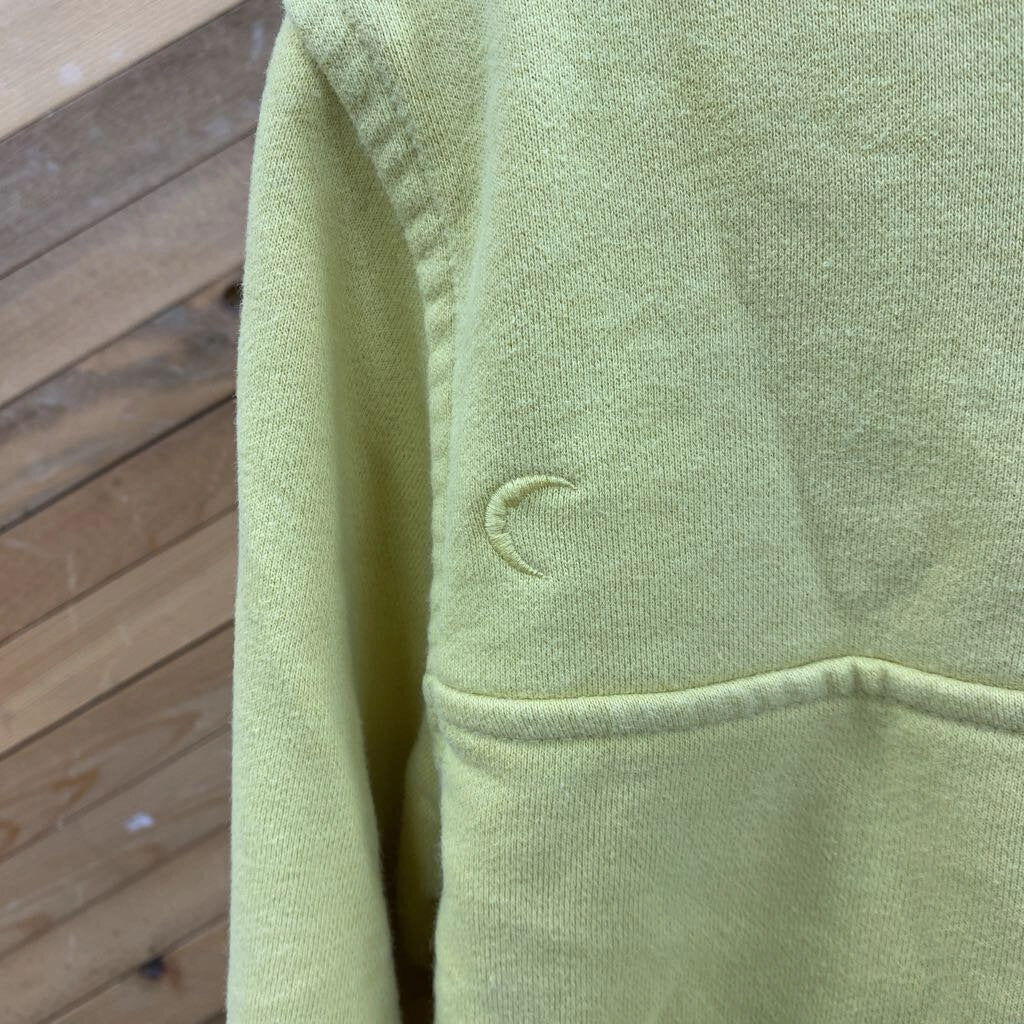 Ohio State University Crewneck Sweatshirts Zyia Active - Women 1/4 Zip Hoodie: Yellow-children-MD