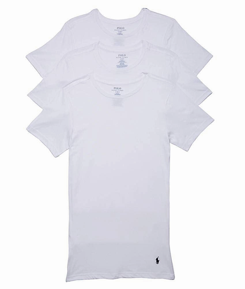 Whole Sale T Shirts Polo Ralph Lauren Men's  3-Pack Classic Fit Cotton T-Shirt