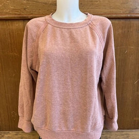 Big Sweatshirts Prana - Women's Hemp-Blend Cozy Up Sweatshirt - MSRP $115: Pink-women-XL