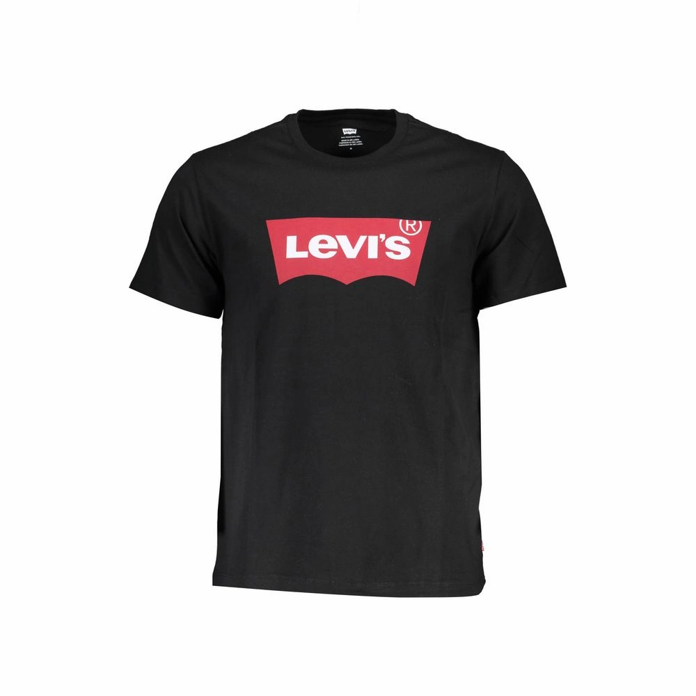 Peanuts T Shirts Levi's Black Cotton Men T-Shirt