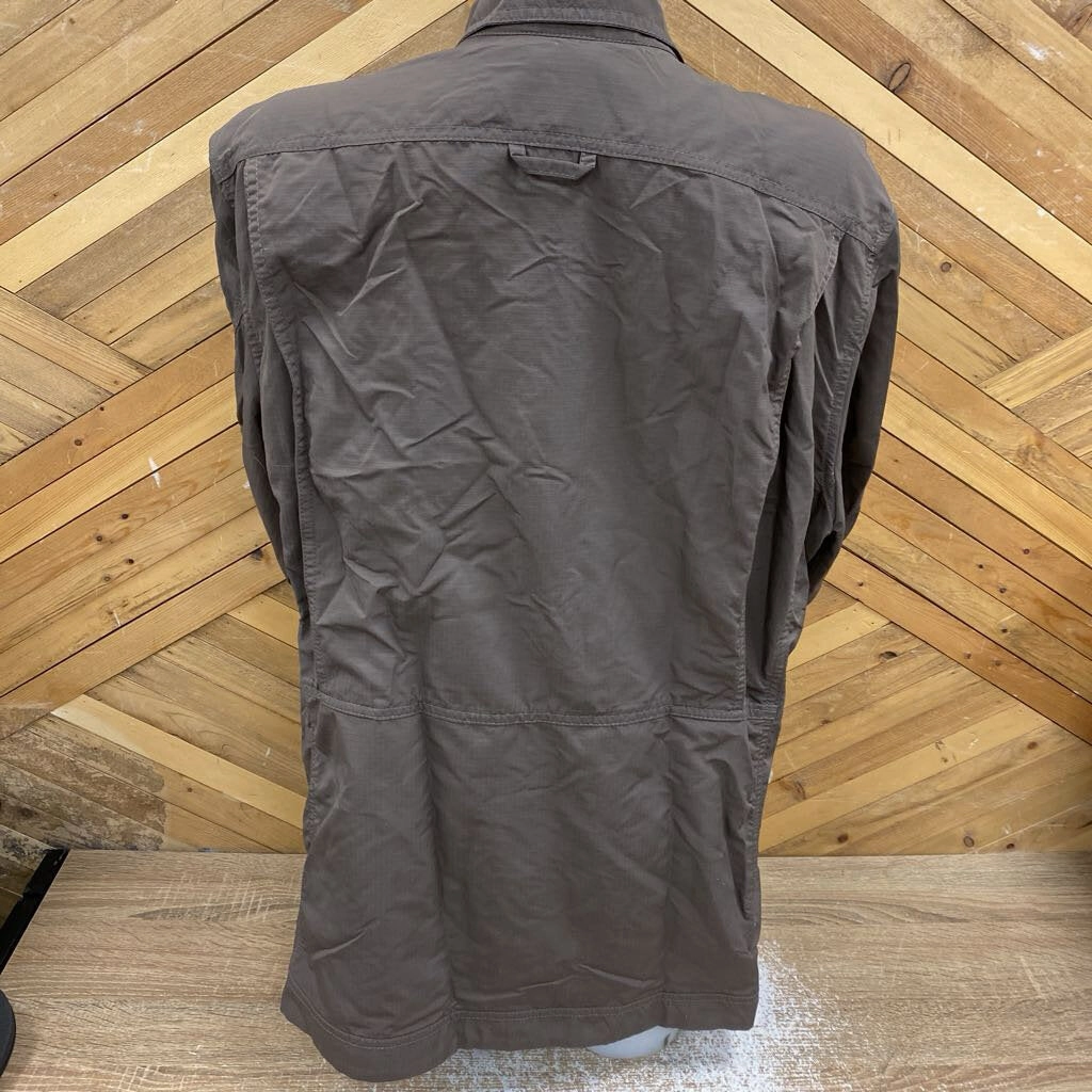 Eddie Bauer - Men's Travex Jacket - MSRP comp $170: Brown-men-LG Jackets Without Hoodie