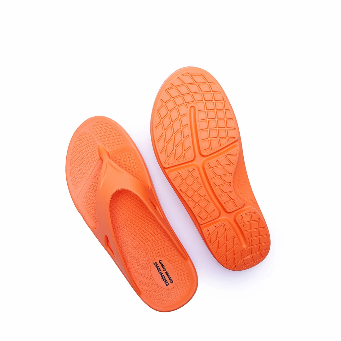 Local Flip Flops Orange Recovery Supersole