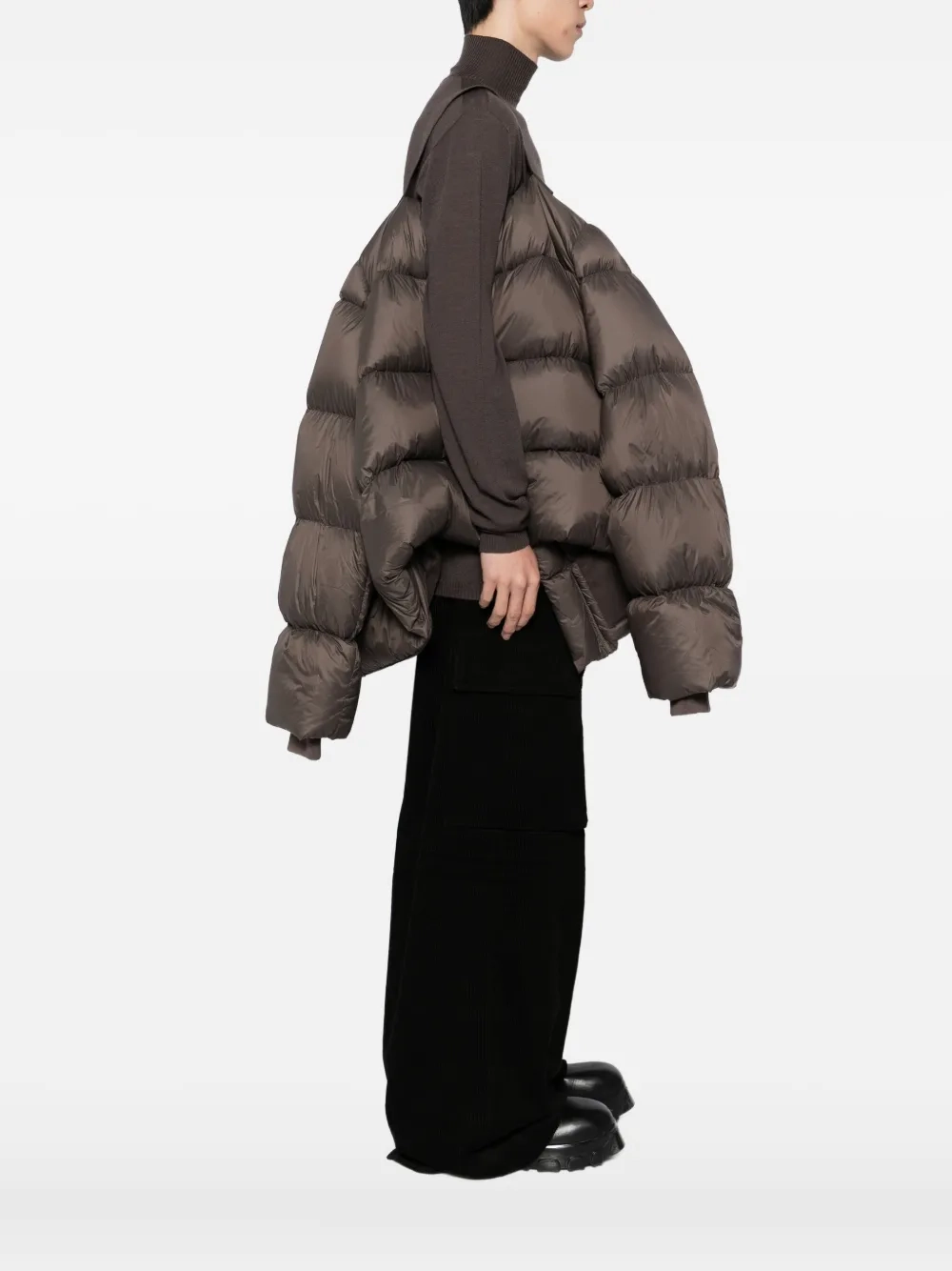 RICK OWENS - Men Turtle Jacket 3 4 Leather Coats