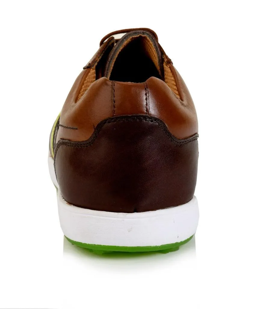 Waterproof Minimalist Hiking Shoes Aquel Tan / Brown-Golf Shoes