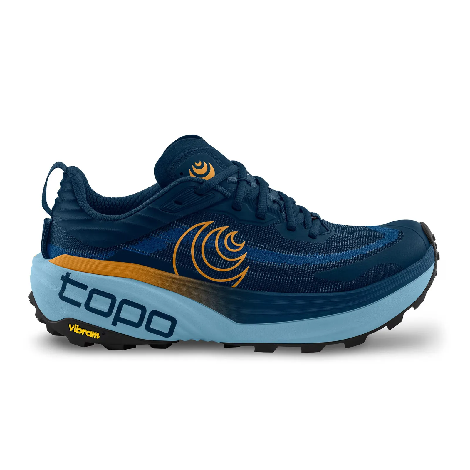 Best Shoes For Marathon Training And Running Topo Vista Running Shoe (Men) - Navy/Orange