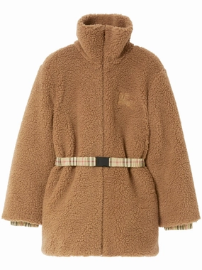 EKD embroidered fleece coat Fr Rain Coats