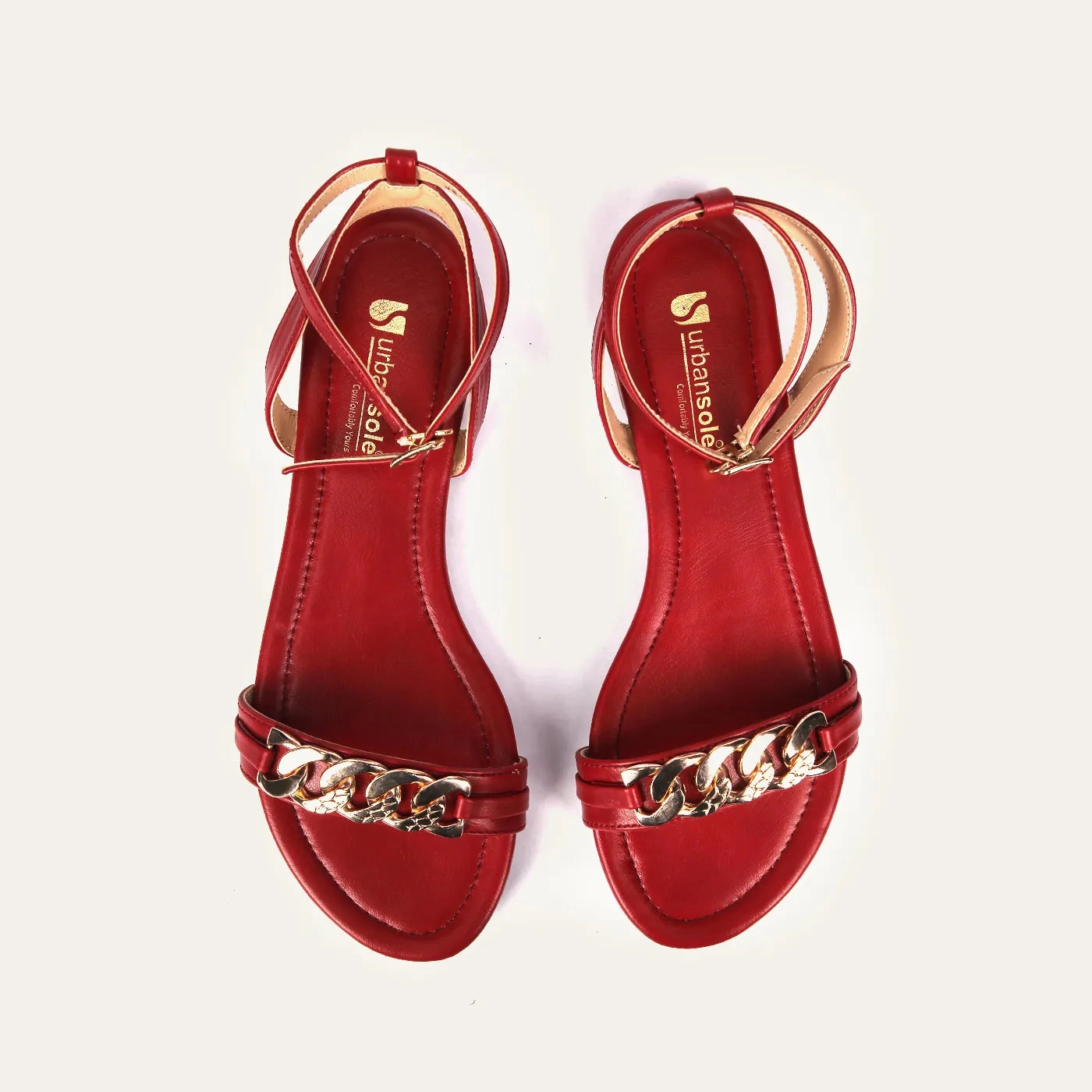 Wedge Heel Ankle Strap Sandals Women's Sandals US-AN-4301