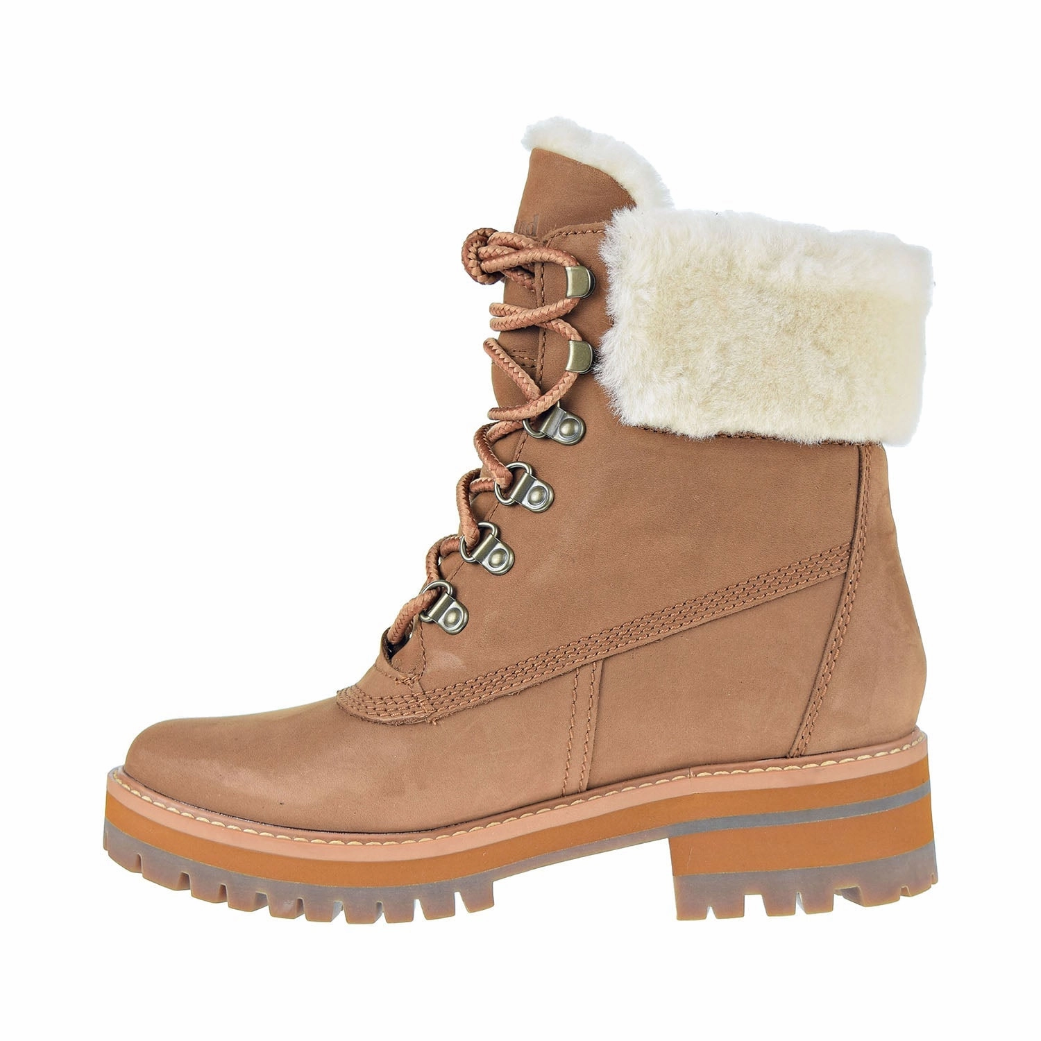 Timberland Courmayer Valley 6 Inch WP Women's Boots Medium Brown Nubuck Best Waterproof Nursing Shoes