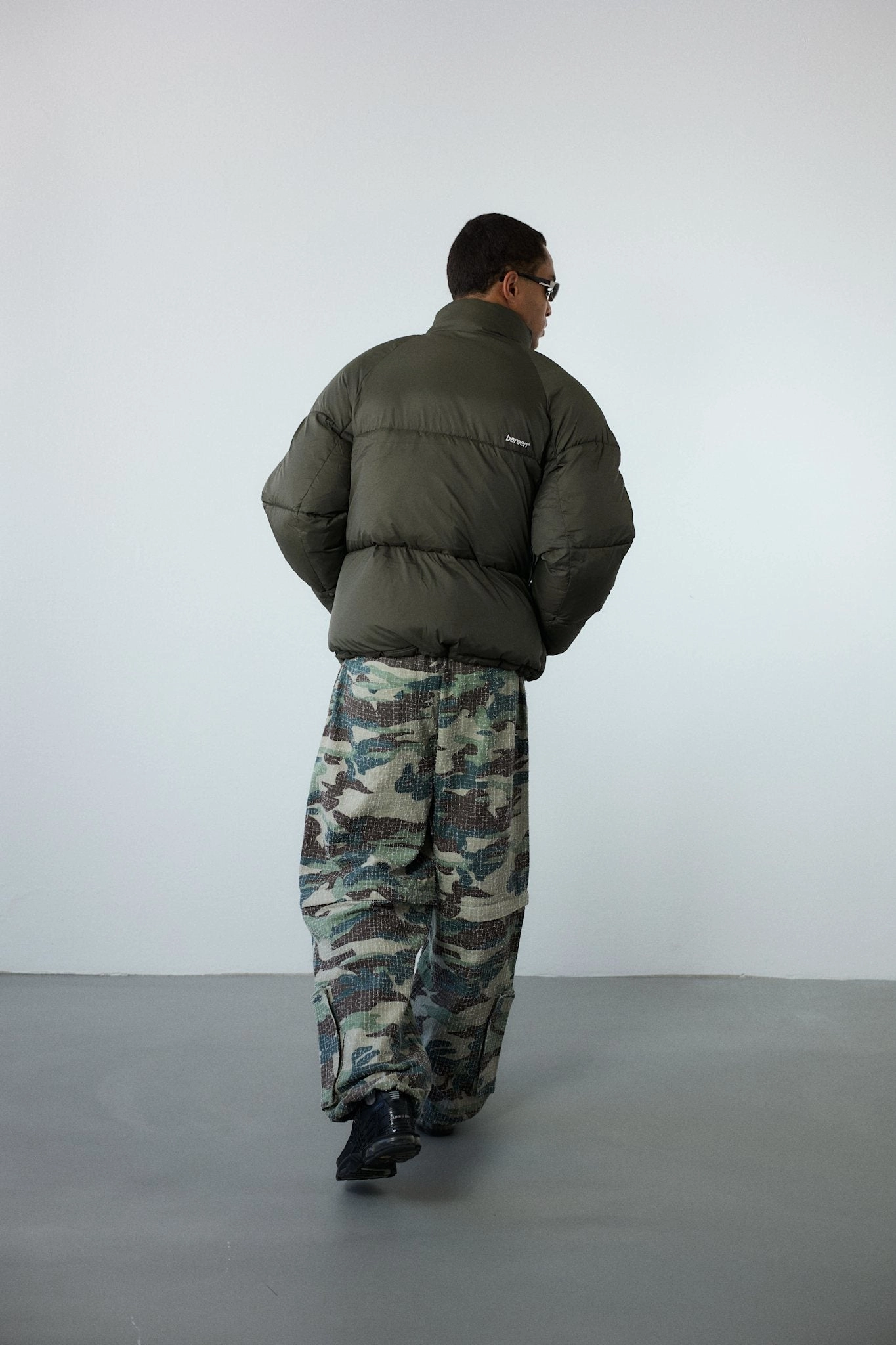 Puffer Jacket, Men - AW25 - Black Ink Camel Quilted Jackets