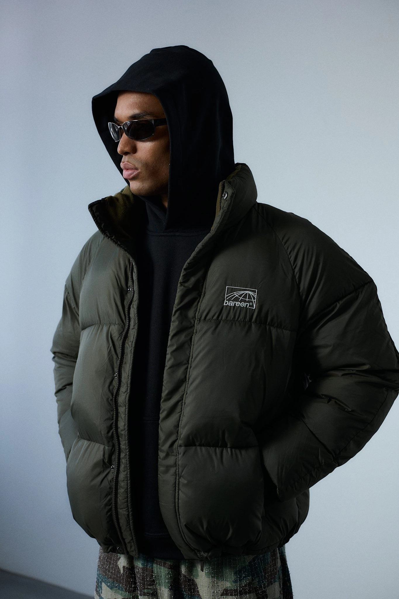 Puffer Jacket, Men - AW25 - Black Ink Western Down Jackets