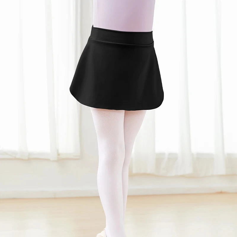 Skirt Polyester Pull On Ballet Skirt - Ballerina Wrap Skirt for Girls Toddler with Lightweight Chiffon Mesh Elastic Waist for Dance Gymnastics