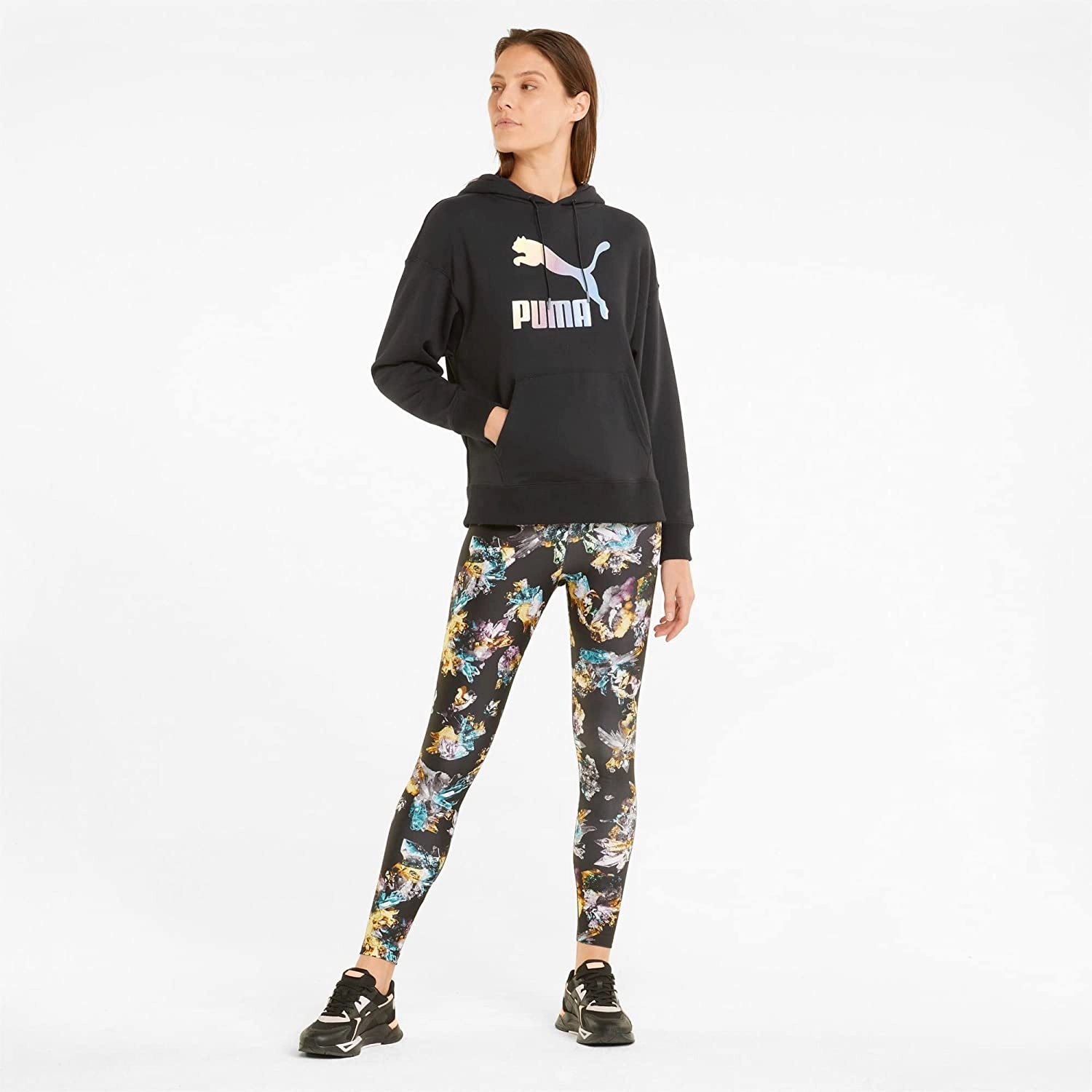 PUMA Crystal Galaxy Graphic Women's Hoodie Sweatshirt Inspired Sweatshirts