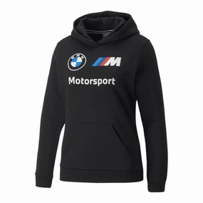PUMA Women's BMW M Motorsport Essentials Logo Fleece Hoodie Graphic Christmas Sweatshirts