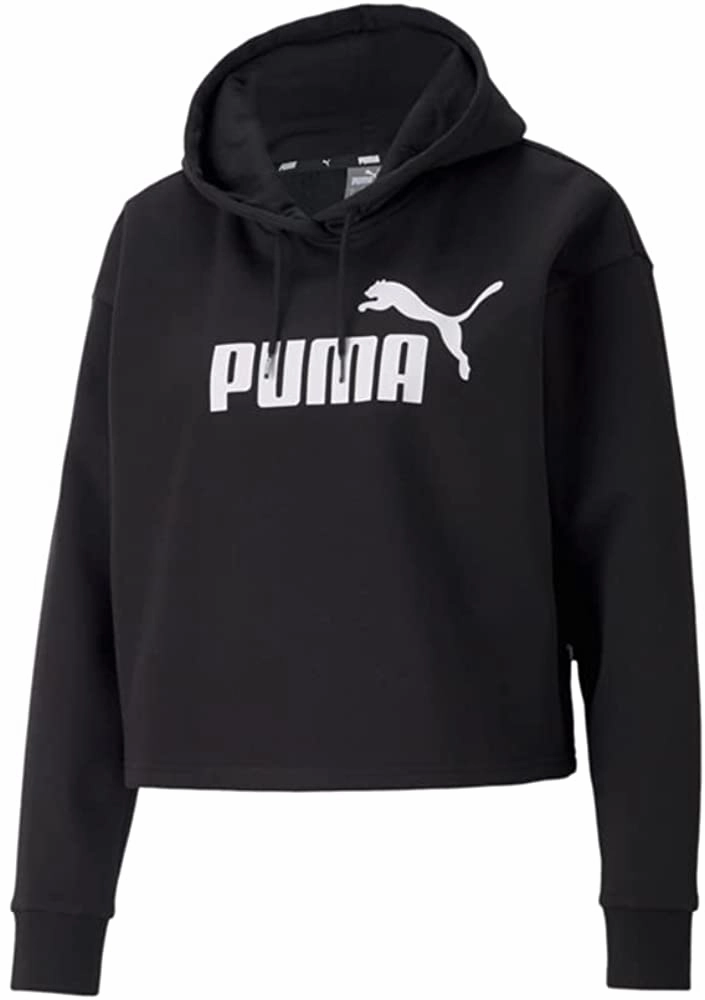Sweatshirts 2025 PUMA Women's ESS Cropped Logo Hoodie Sweatshirt