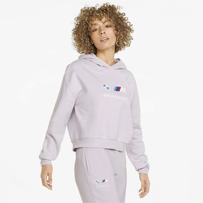 PUMA Women's Standard BMW M Motorsport Essentials Logo Hoodie Naughty Sweatshirts