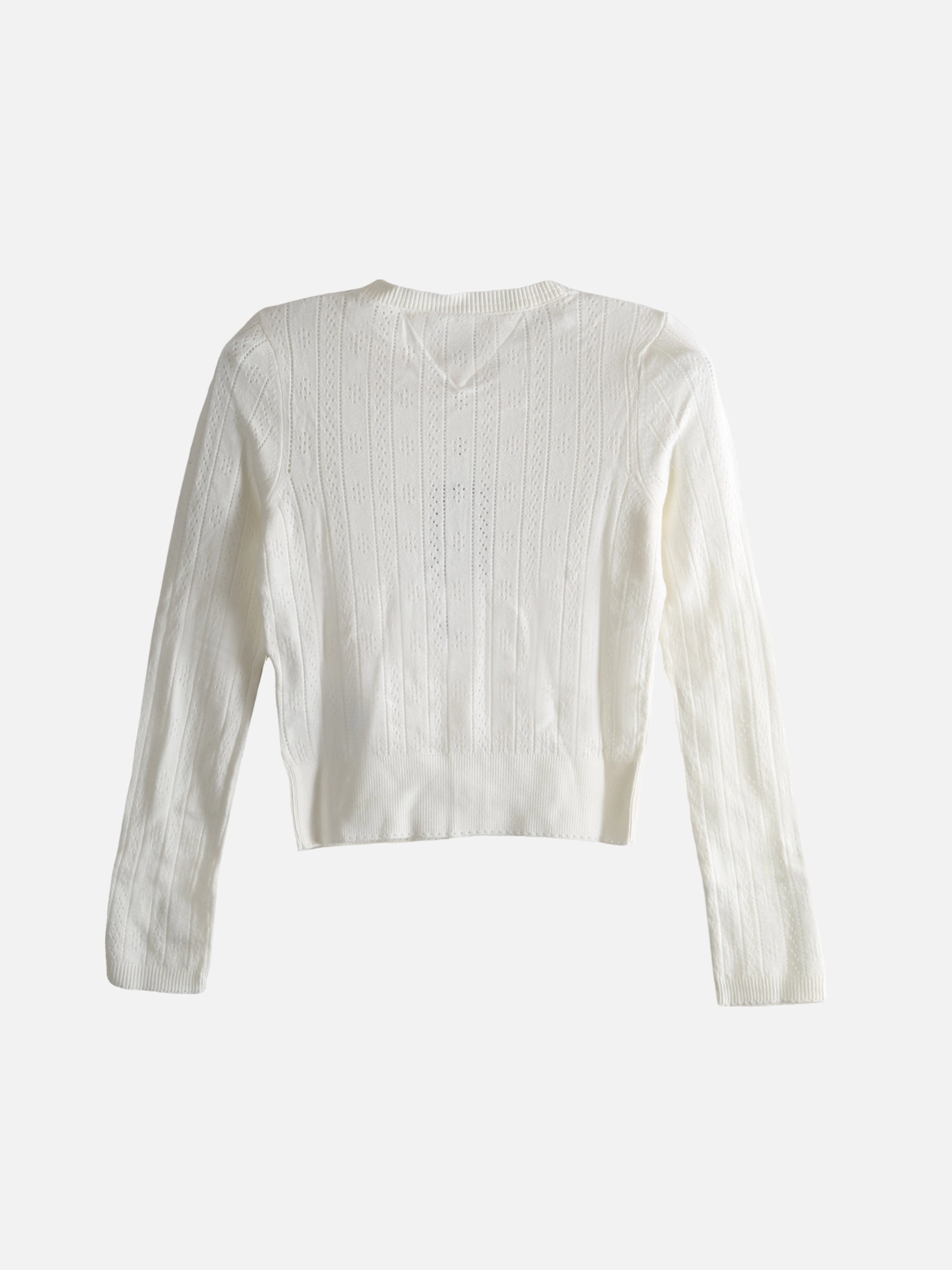 TOMMY HILFIGER - Women Tjw Crew Neck Cardigan Japanese Knitwear Brands