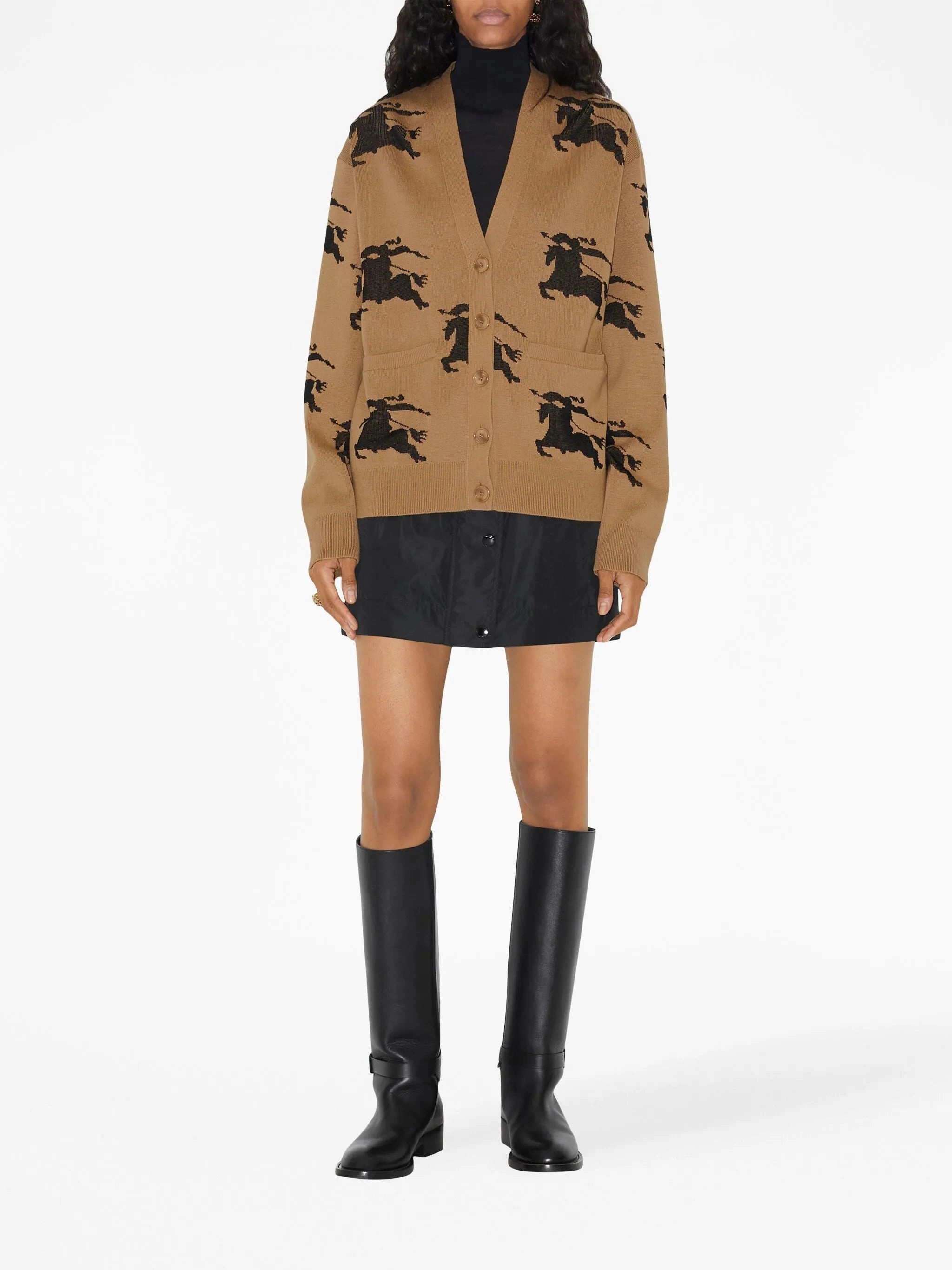 EKD intarsia-knit cardigan Grete Knitwear