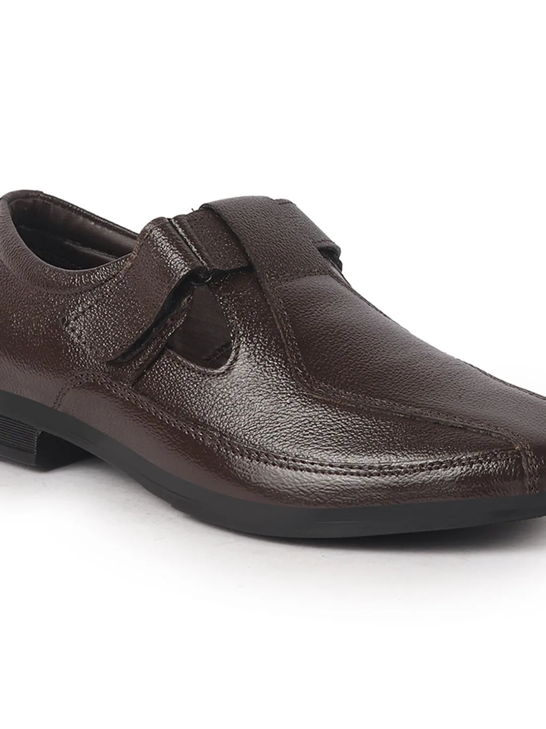 Sandals Graduation Men Brown Genuine Leather Broad Feet Breathable Slip On Adjustable Strap Peshawari Shoe Style Sandals|Work Wear|Formal Office Wear