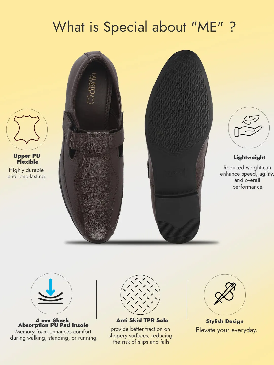 Men Brown Genuine Leather Broad Feet Breathable Slip On Adjustable Strap Peshawari Shoe Style Sandals|Work Wear|Formal Office Wear Burgundy Sandals