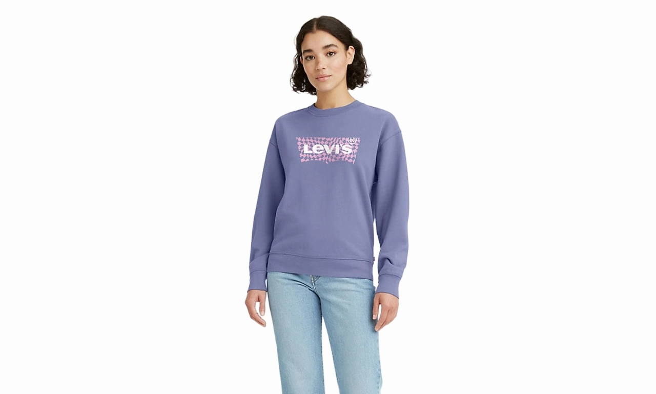 Marshall Sweatshirts Levi's Women's Long Sleeve Graphic Standard Crew Sweatshirt