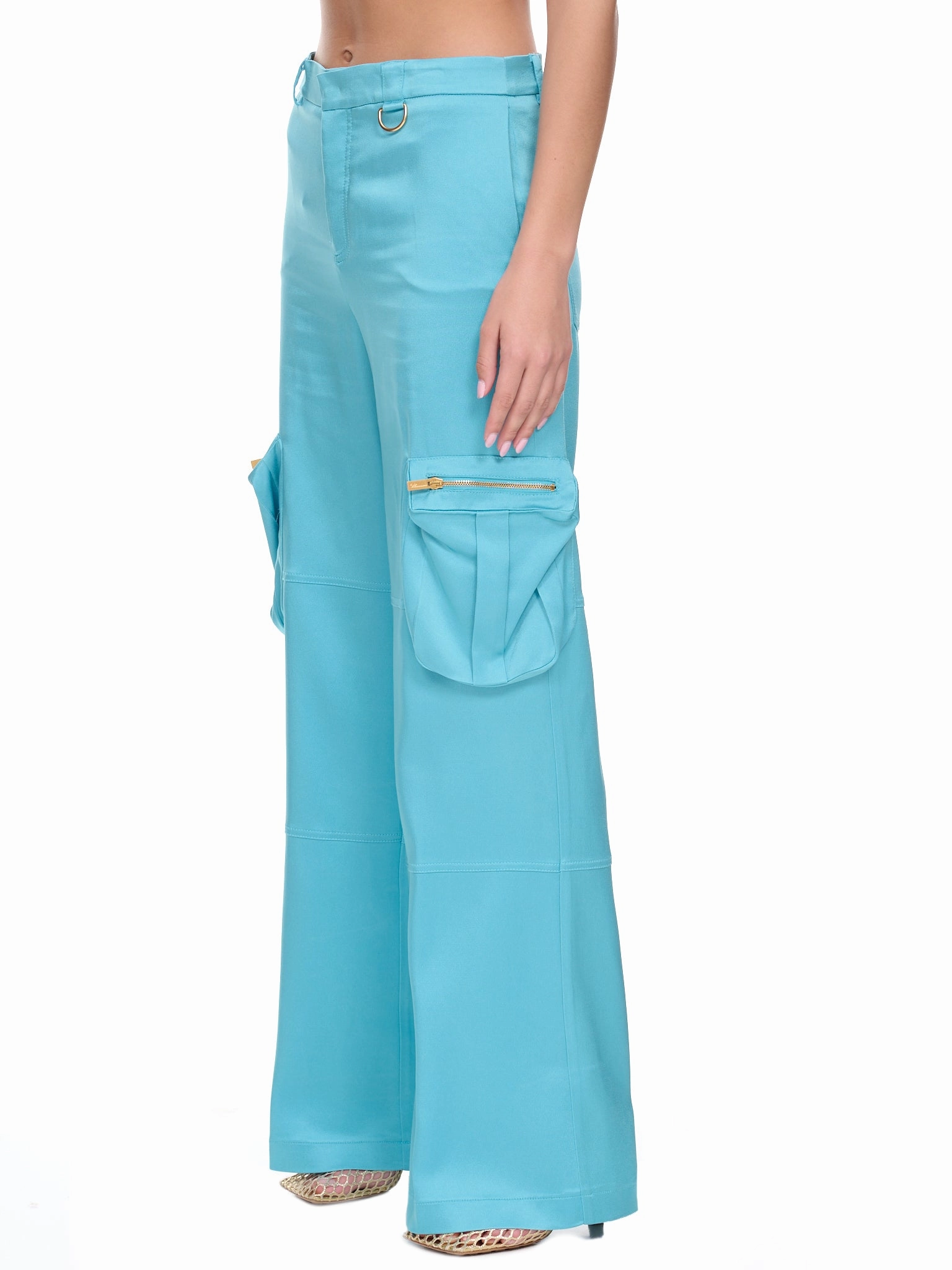 Belk Cargo Pants Satin Cargo Pants (2P084A-N0699-BUTTERFLY)