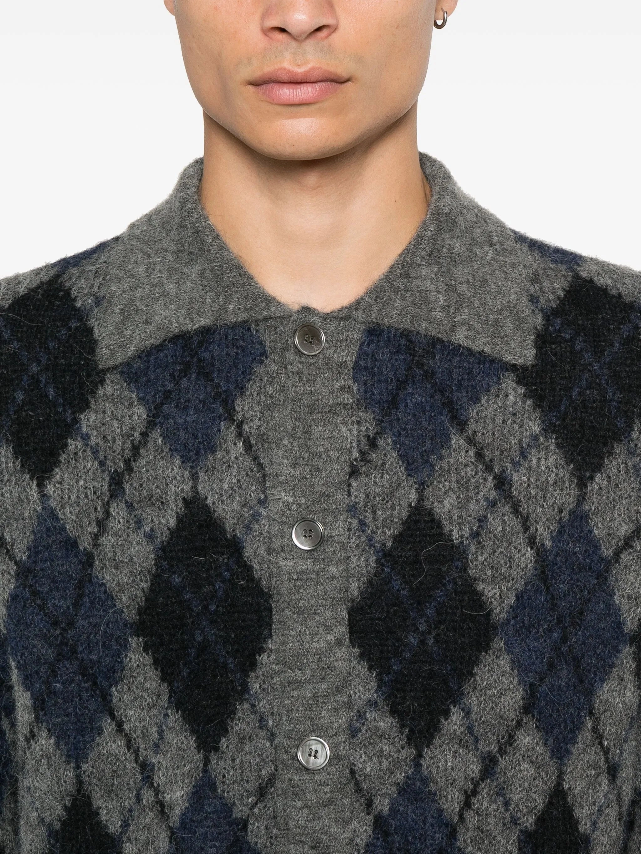 Knitwear Over Shirt Evening cardigan