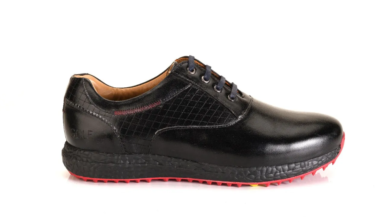 Waterproof Athletic Shoes Austin Full Black-Golf Shoes