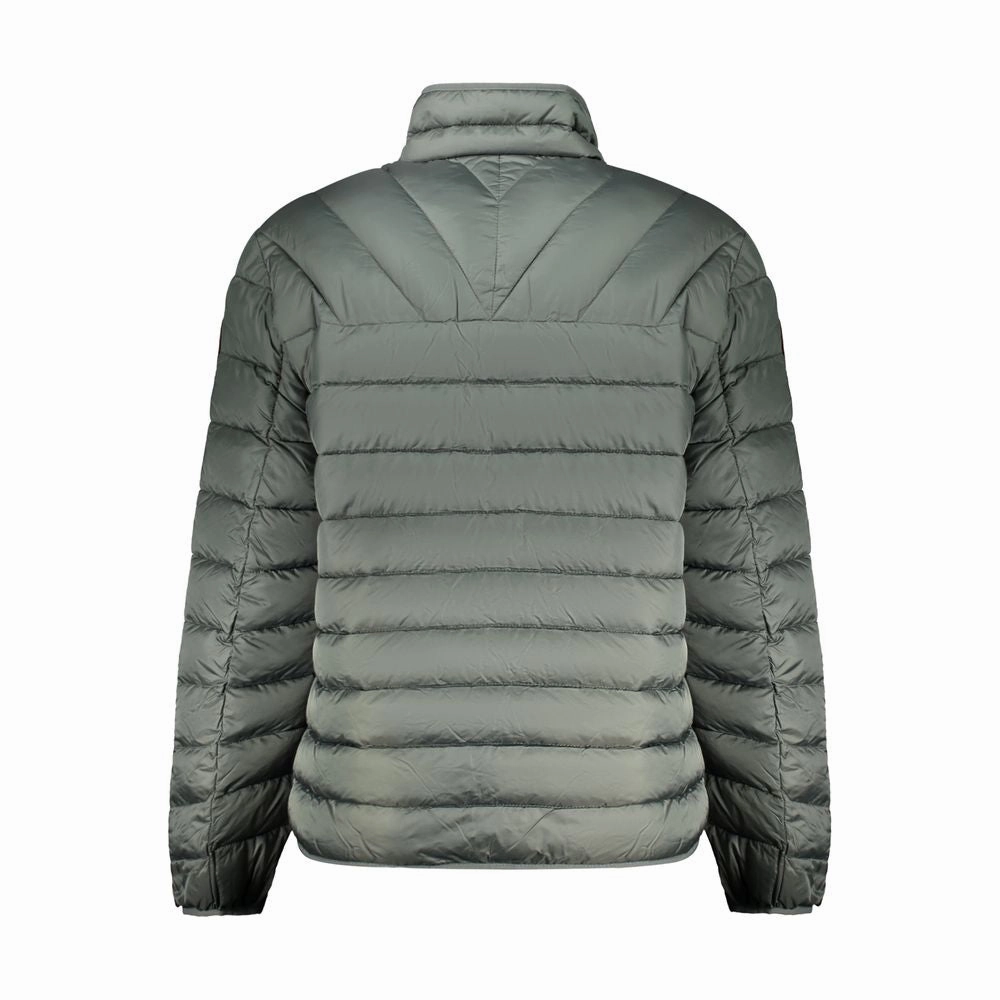 Napapijri Green Polyamide Men Jacket Best Lightweight Winter Coats